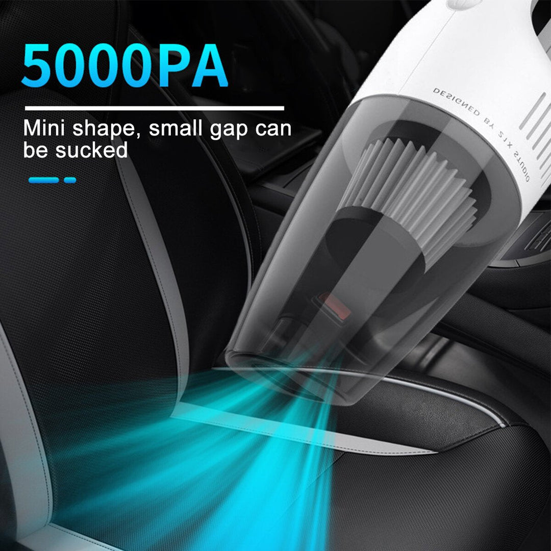 5000Pa Handle Car Vacuum Cleaner 120W Powerful Wet,Dry Dual Use USB Charging Image 7