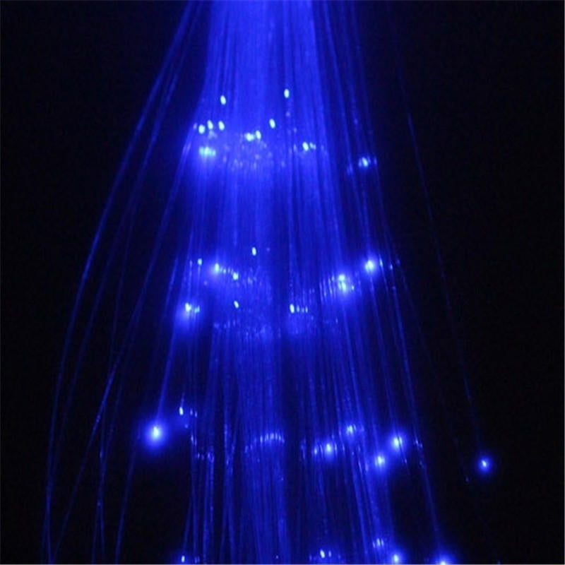 4PCS Flash LED Hair Braid 40CM Decoration Toys Christmas Party Fiber Extension Barrette Image 3