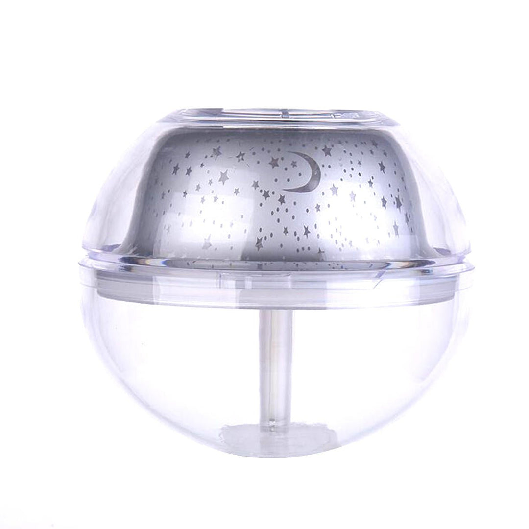 500ML 7 Color Crystal LED Light Projector Air Humidifier USB Essential Diffuser Aromatherapy Purifier Image 6