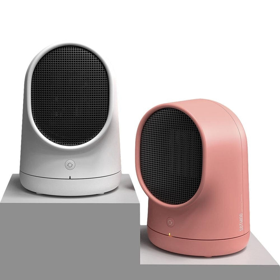 500W Portable Mini Space Electric Ceramic Heater Personal Heater Fan 220V Image 1