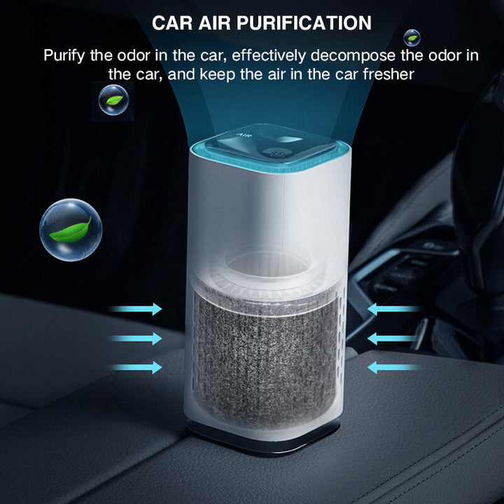 5V Car Air Purifier Cleaner Negative Ion USB Mini Home Vehicle Air Cleaner Remove Formaldehyde Low Noise Image 6