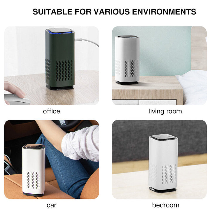 5V Car Air Purifier Cleaner Negative Ion USB Mini Home Vehicle Air Cleaner Remove Formaldehyde Low Noise Image 9