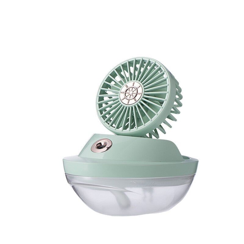 5V Ocean Wind Spray Fan Wireless Humidifier Fan 3 Gear Speed 90Adjustable Angle Portable USB Mini Desktop Air Cooling Image 1