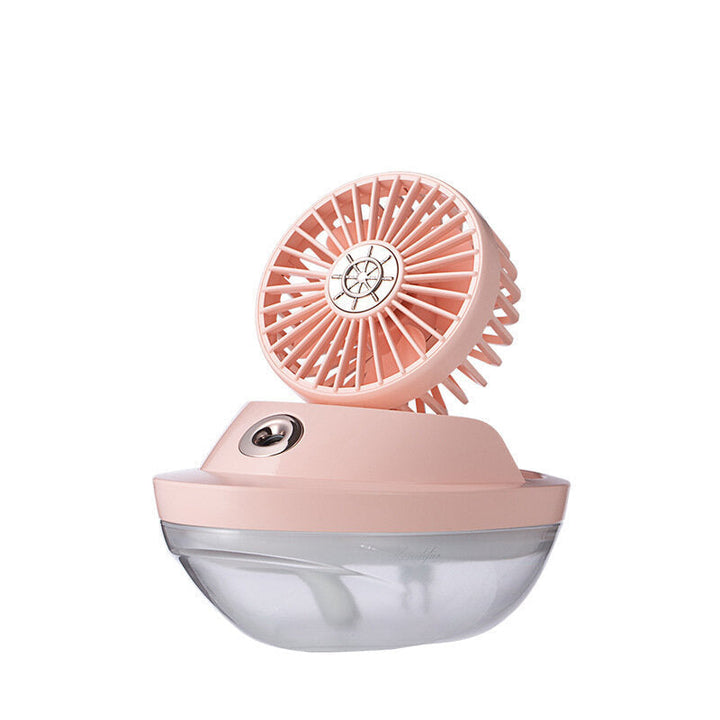 5V Ocean Wind Spray Fan Wireless Humidifier Fan 3 Gear Speed 90Adjustable Angle Portable USB Mini Desktop Air Cooling Image 2