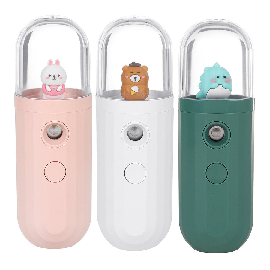 5V Portable Mini humidifier Nanometer Fine Fog USB Charging 250mAh Battery Life Low Noise for Home Car Office Image 1