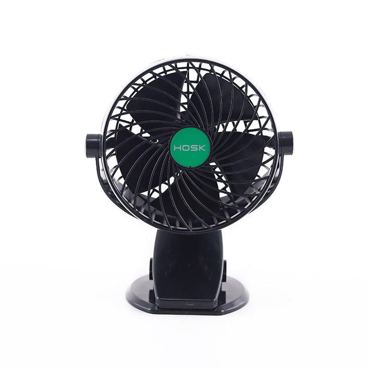 6 Inch 5 Blades GM Big Truck Car Fan Single Double Shaking Head Non-USB Electric Fan Wind Cooler Image 1