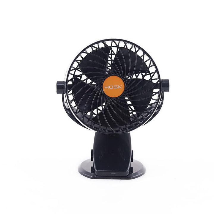 6 Inch 5 Blades GM Big Truck Car Fan Single Double Shaking Head Non-USB Electric Fan Wind Cooler Image 2