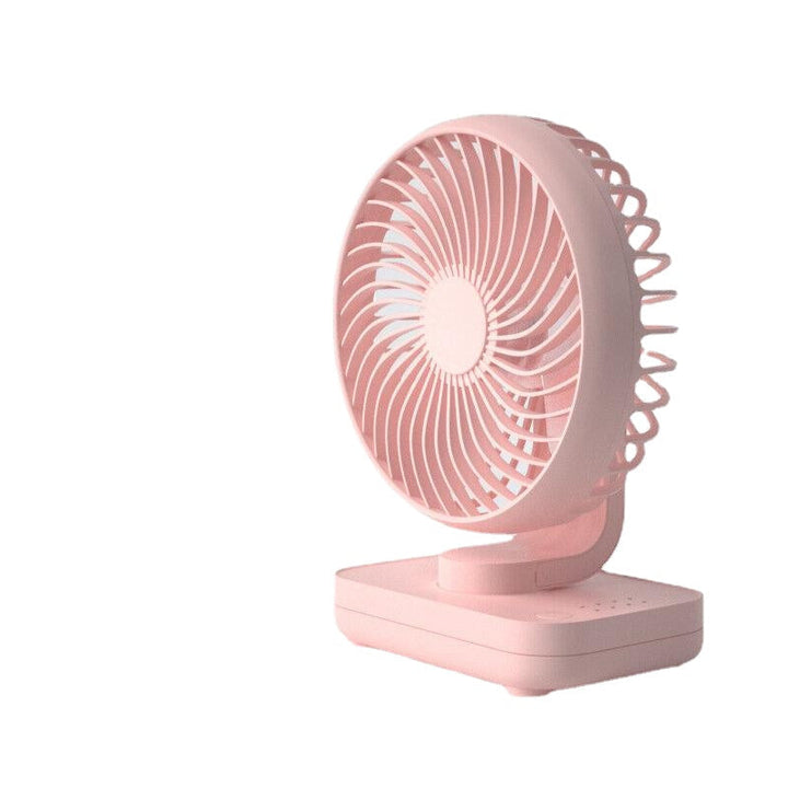 6 inch Small Desktop Fan Cooling Fan 3 Gear Wind Speed Low Noise for Home Office Car Outdoor Travel Image 2