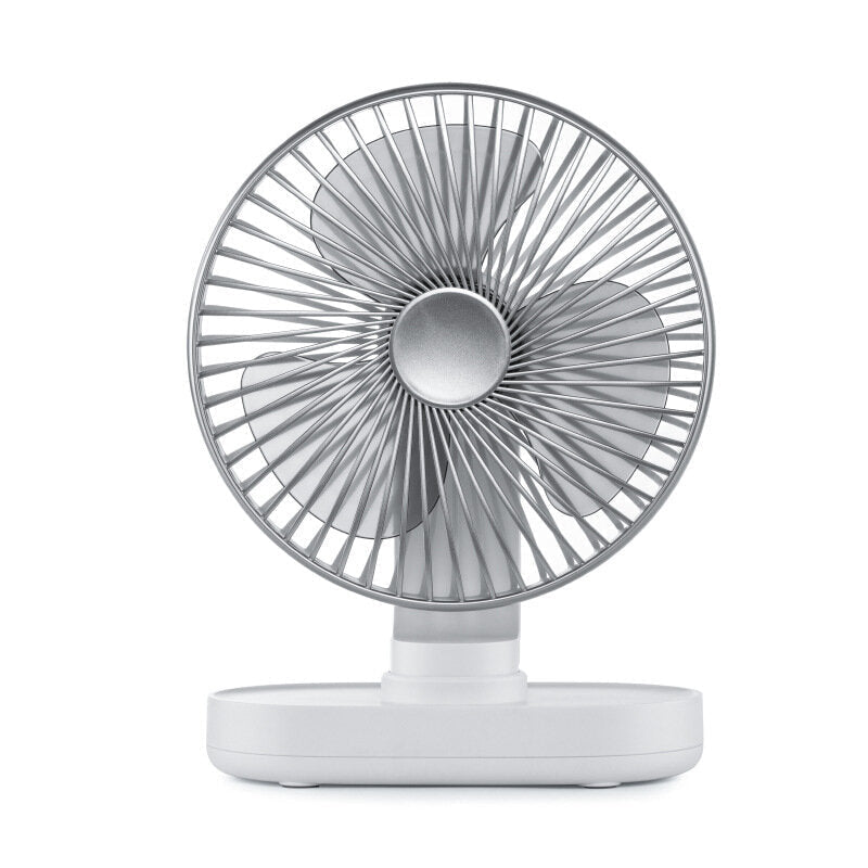 6 inch Small Desktop Fan Cooling Fan 3 Gear Wind Speed Low Noise for Home Office Car Outdoor Travel Image 3