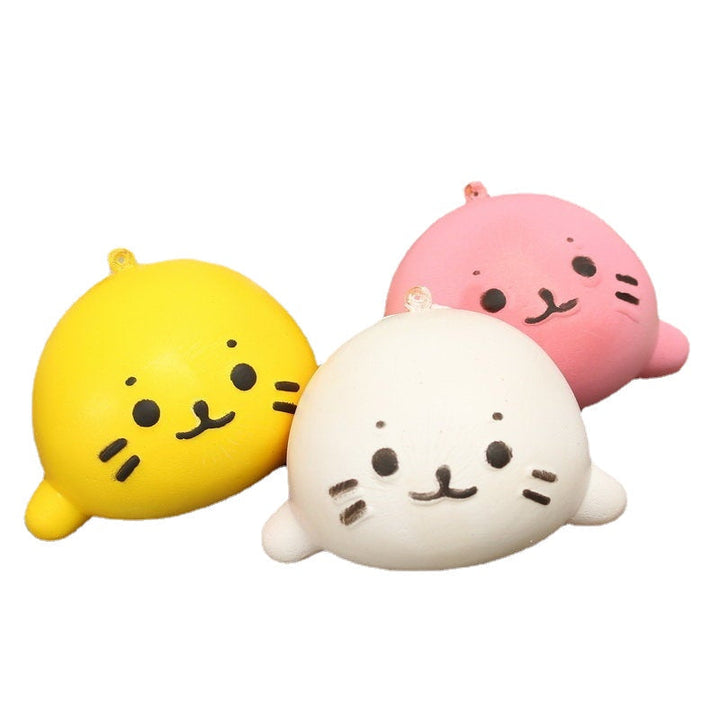 6cm Squishy Simulation Otter Lutra Lutra Slow Rising Squishy Fun Toys Decoration,DTTT Image 1