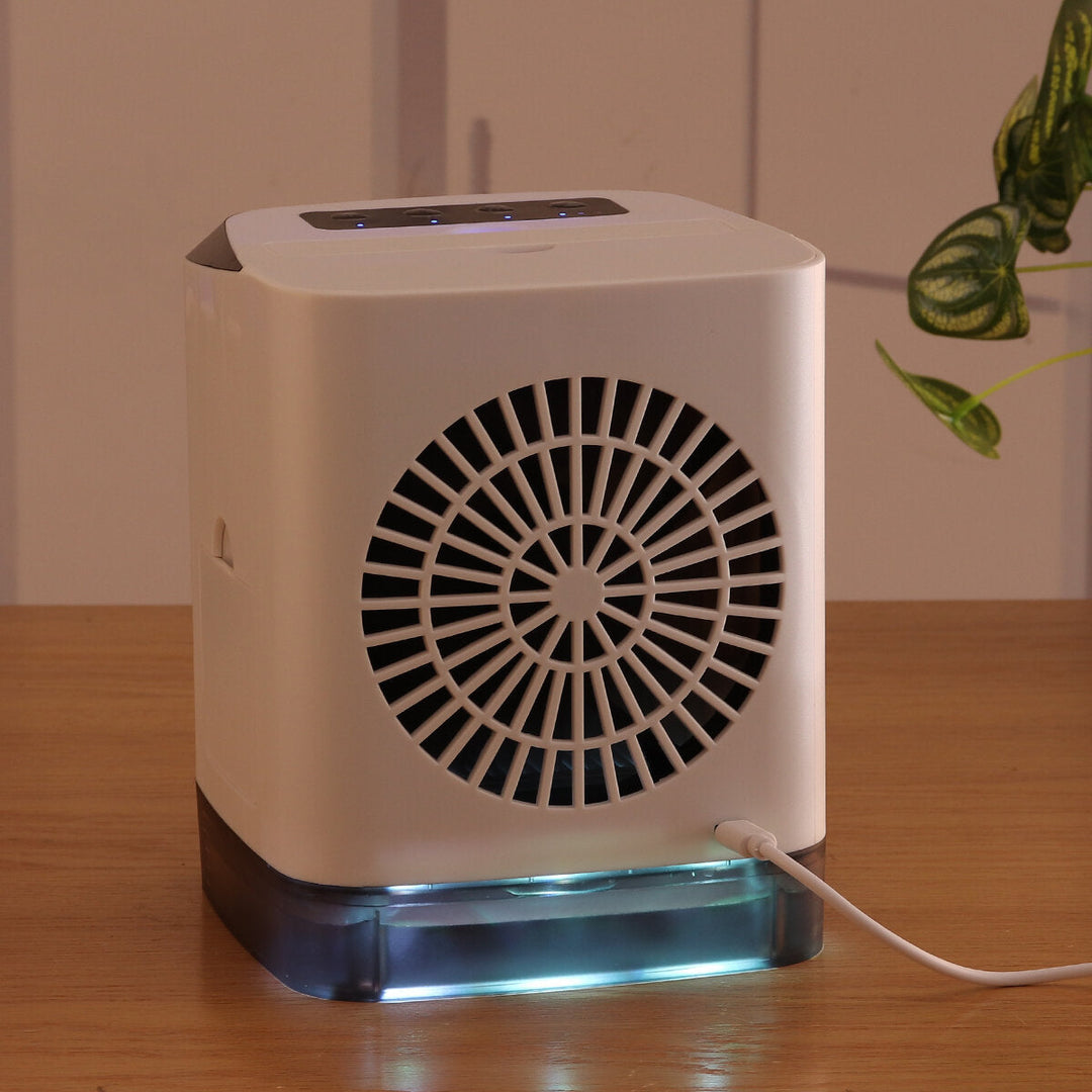 5V Portable Mini Air Conditioner 3 Gears USB Charging Artic Cooler Cool Cooling Desktop Fan for Home Office Image 8