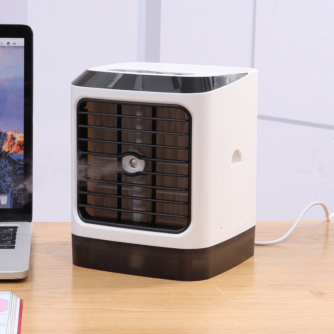 5V Portable Mini Air Conditioner 3 Gears USB Charging Artic Cooler Cool Cooling Desktop Fan for Home Office Image 9