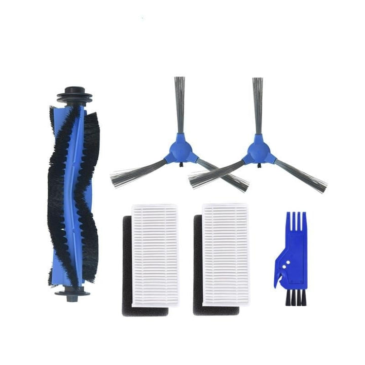 6pcs Replacement Parts For Eufy 11S 30C 15C RoboVac 30 Vacuum Cleaner 1Roller Brush 2Hepa Filters 2Side Brushes 1Blade Image 1