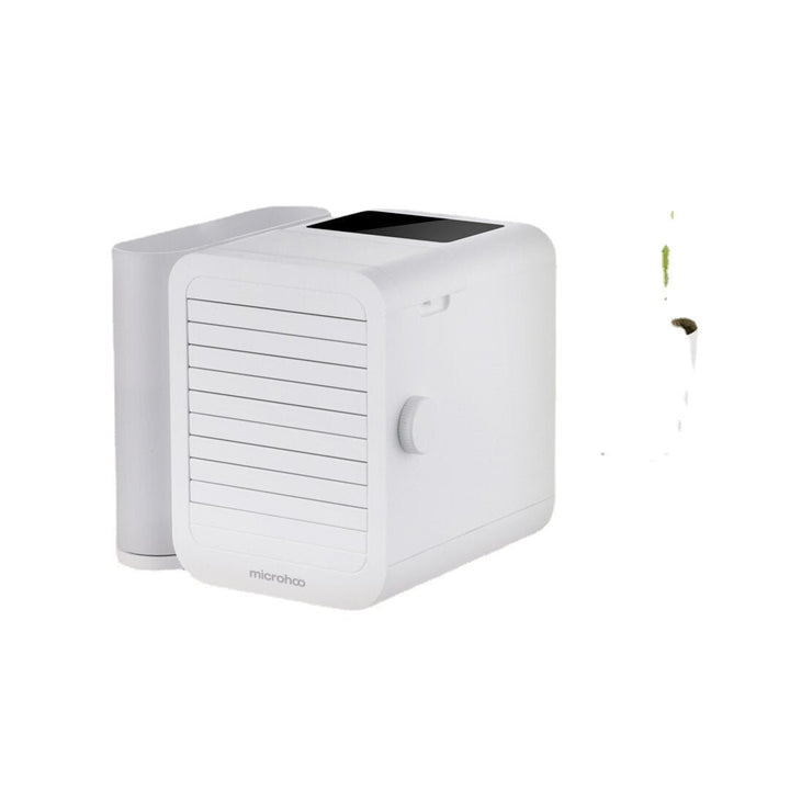 6W 1000ml Water Capacity White Mini Air Conditioner Touch Screen Adjustment Energy Saving Low Noise Wind Shield Image 2