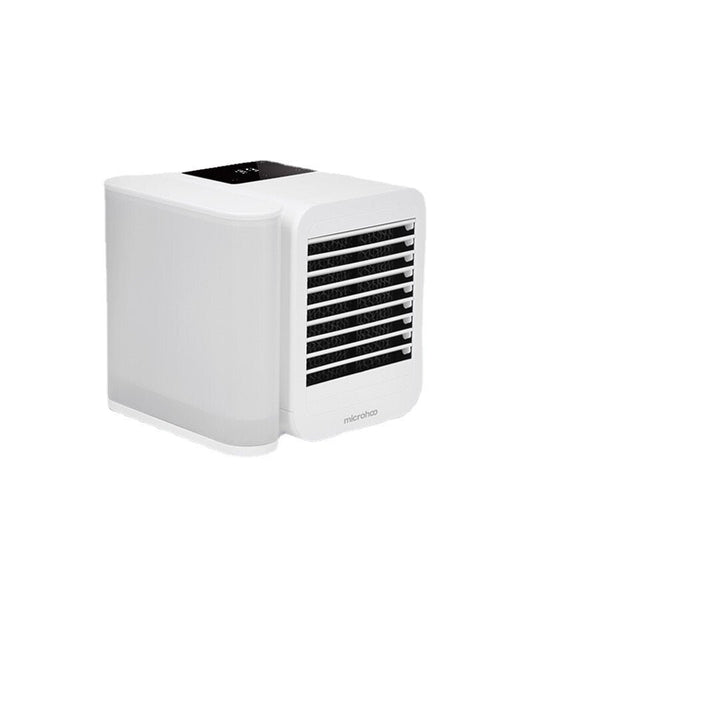 6W 1000ml Water Capacity White Mini Air Conditioner Touch Screen Adjustment Energy Saving Low Noise Wind Shield Image 3