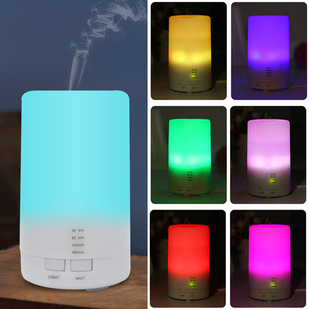 7 Colors LED Night Light Air Humidifier Aroma Essential Oil Diffuser Mist Maker Image 3