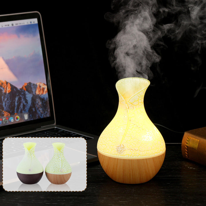 7 Color LED Lights USB Mini Ultrasonic Air Humidifier Oil Aroma Diffuser Image 11