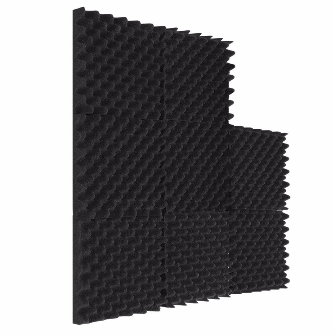 8PCS 12x12x2.5 Acoustic Sound Studio Soundproof Foam Egg Crate Foam Wall Tile Image 6