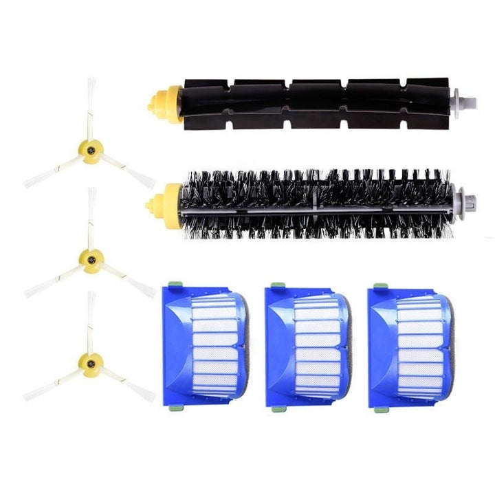 8PCS Robot Vacuum Cleaner Accessories Parts 600 Series Filter Side Brush Glue Brush For iRobot Roomba Image 1