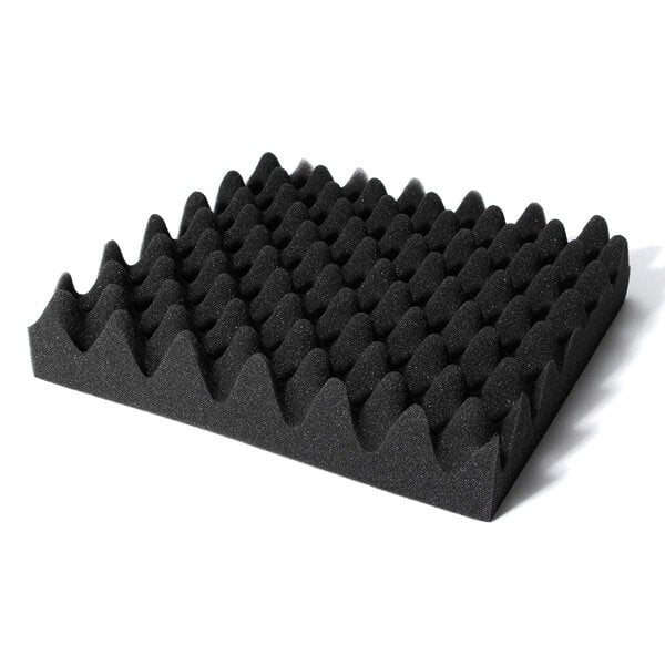 Acoustic Wedge Foam Studio Acoustical Soundproofing Sponge Black Image 1