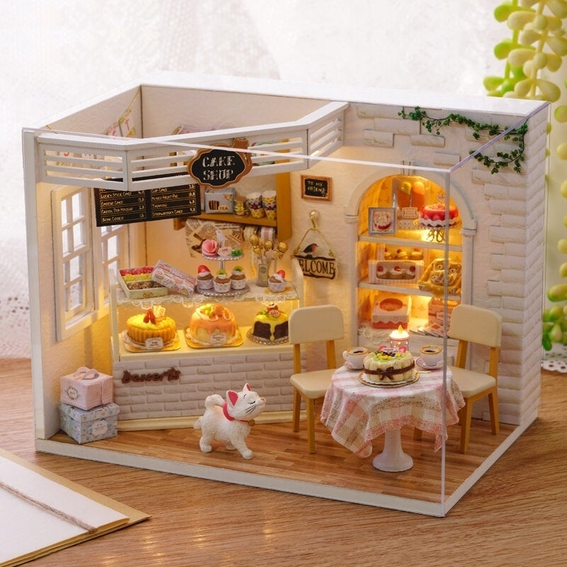 Cake Diary Shop DIY With Music Cover Light House Model Image 1