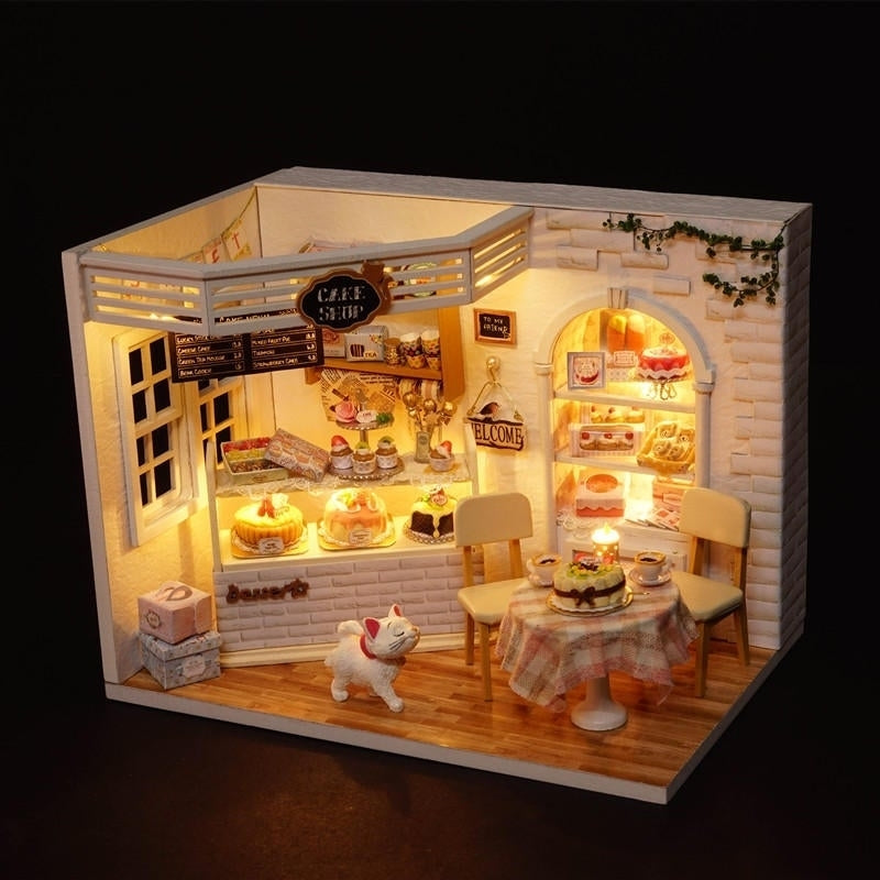 Cake Diary Shop DIY With Music Cover Light House Model Image 3