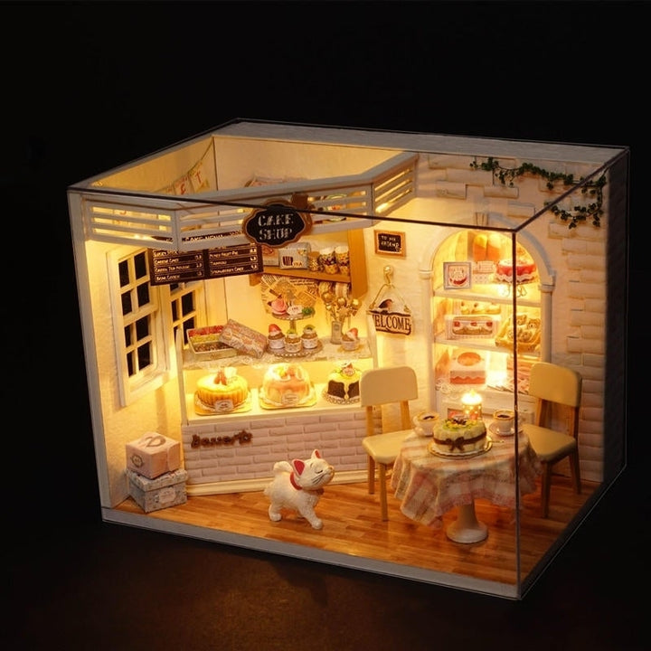 Cake Diary Shop DIY With Music Cover Light House Model Image 4