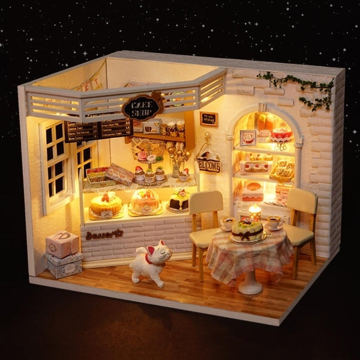 Cake Diary Shop DIY With Music Cover Light House Model Image 5