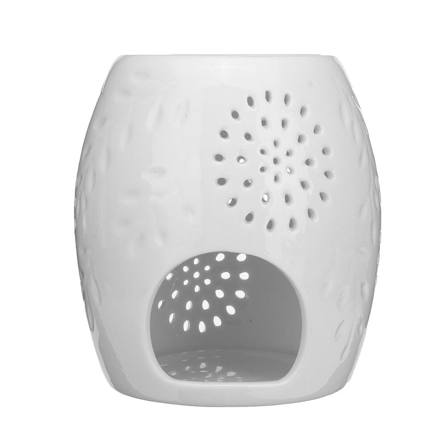 Ceramic Wax Melt Warmer Essential Incense Oil Burner Aromatherapy Candle Holder Image 1