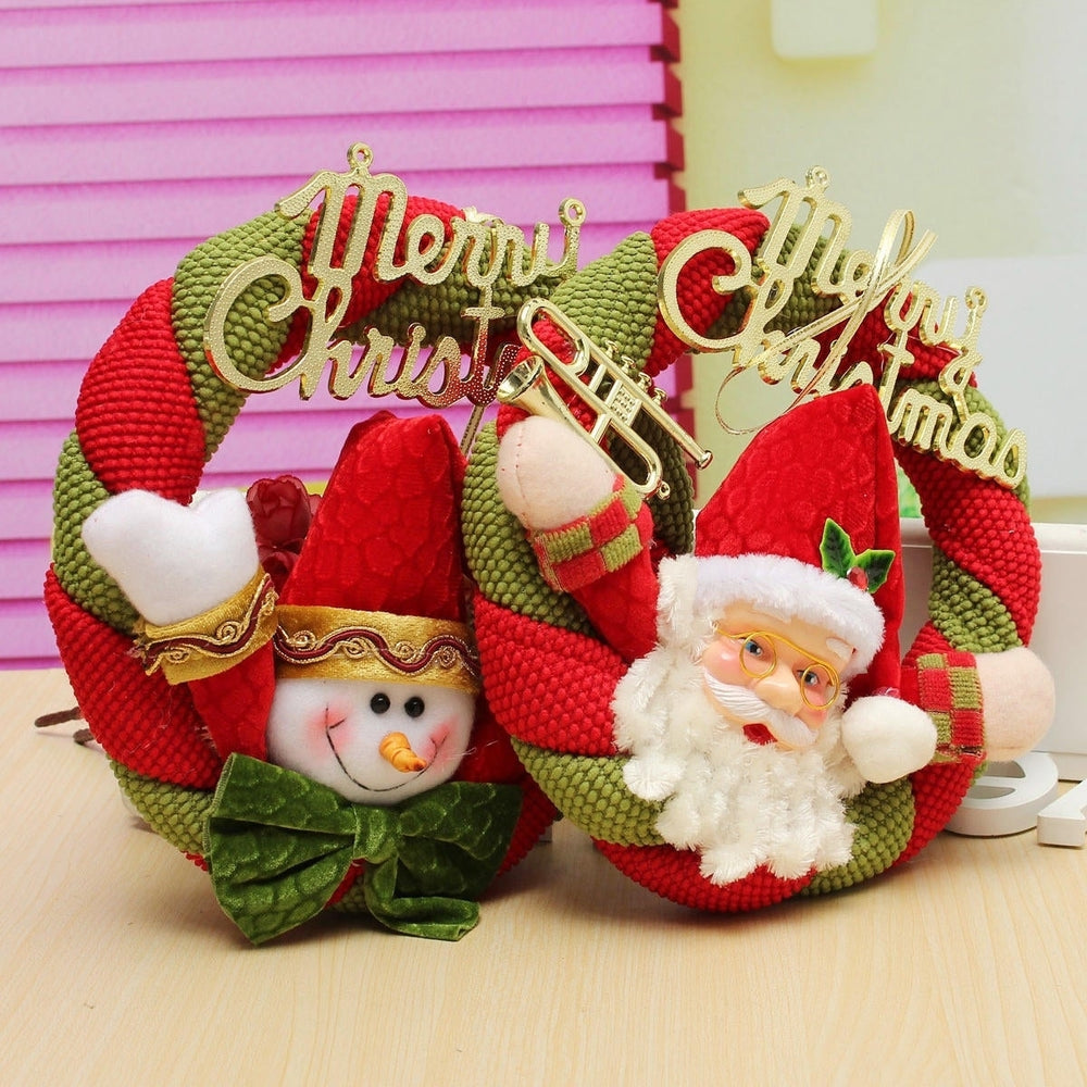 Christmas Santa Claus Ornaments Festival Party Xmas Tree Hanging Decoration Image 2