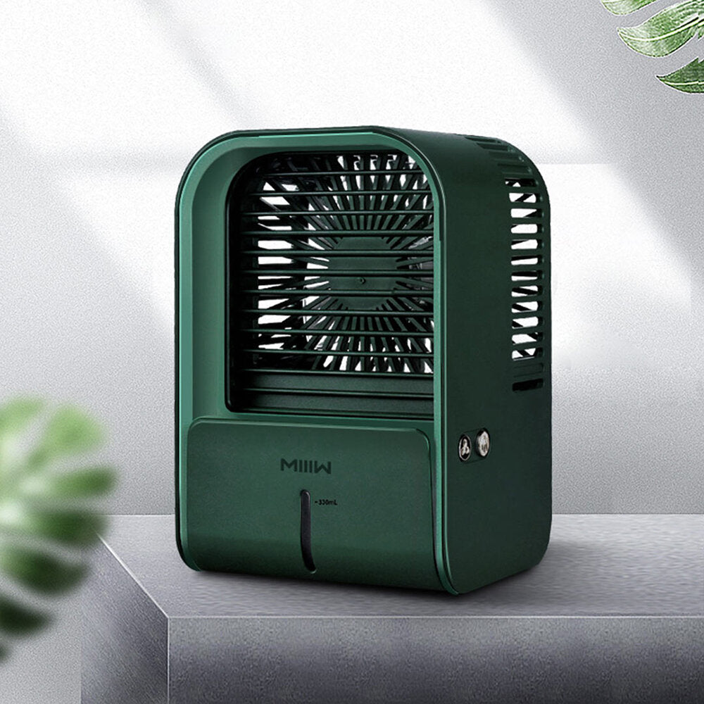 Desktop Humidification Fan 3 Gear Wind Speed Dual-mode Humidification Nano Ice Fog 3 Seconds to Cool Down for Home Image 3