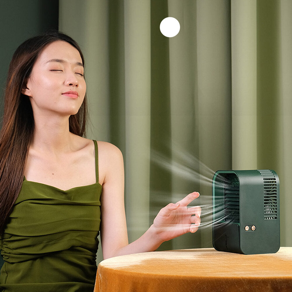 Desktop Humidification Fan 3 Gear Wind Speed Dual-mode Humidification Nano Ice Fog 3 Seconds to Cool Down for Home Image 6