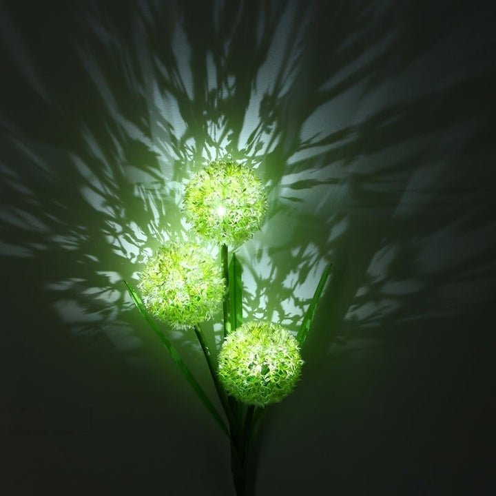 Dandelion LED Optical Fiber Solar Power Outdoor Light Lamp Image 7