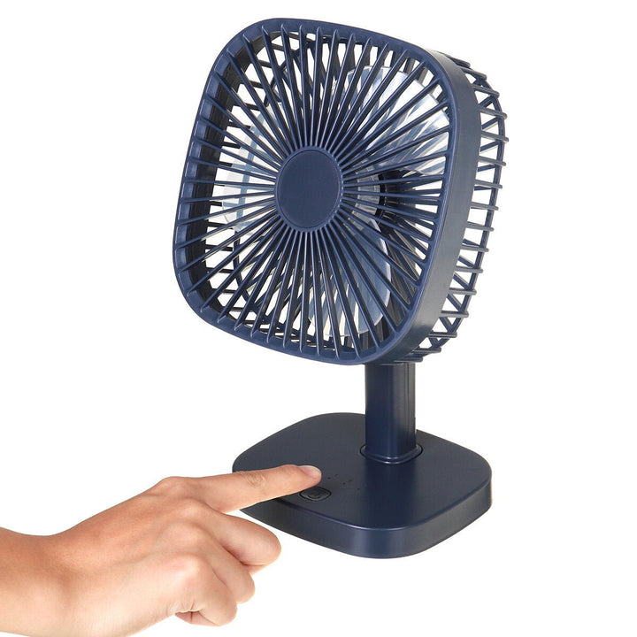 DC5V 3-Gear USB Charging Mini Fan Adjustable Angle Desk Fan For Outdoor Travle Camping Image 3