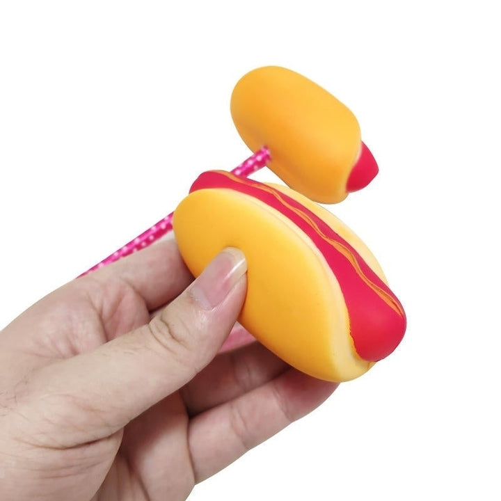 Donut Hot Dog Squishy Slow Rising Rebound Writing Simulation Pen Case With Pen Gift Decor Collection With Packaging,DTTT Image 5