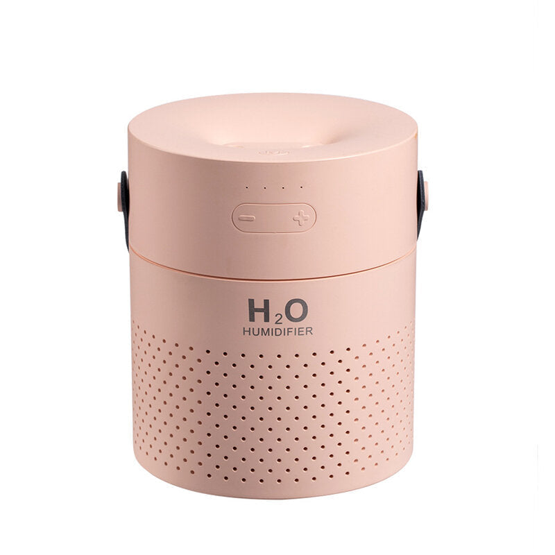 Dual Spray Humidifier Mist Maker USB Power Bank with Colorful Lights for Phone Office Home Beadroom Image 2