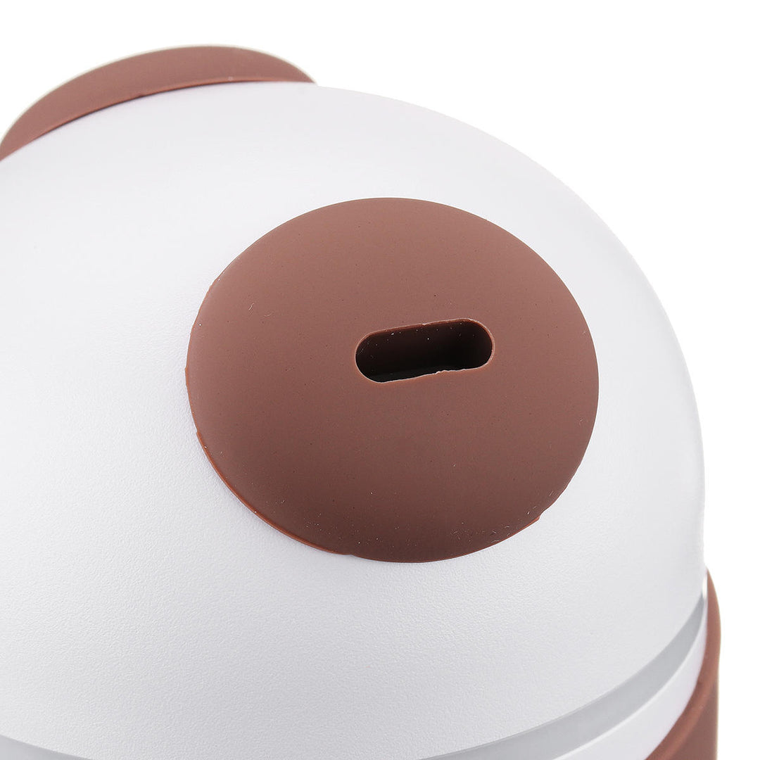 Dual Humidifier Air Oil Diffuser Aroma Mist Maker LED Cartoon Panda Style For Home Office Image 9