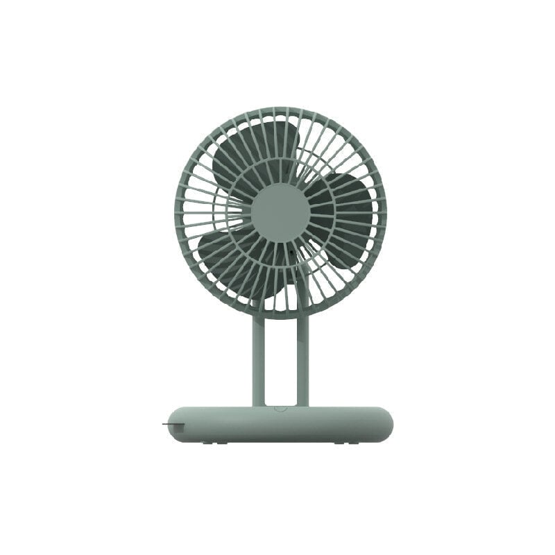 Folding Desktop Fan 3 Speed USB Rechargeable 3 Blades Air Circulator Fan Camping Travel Image 2