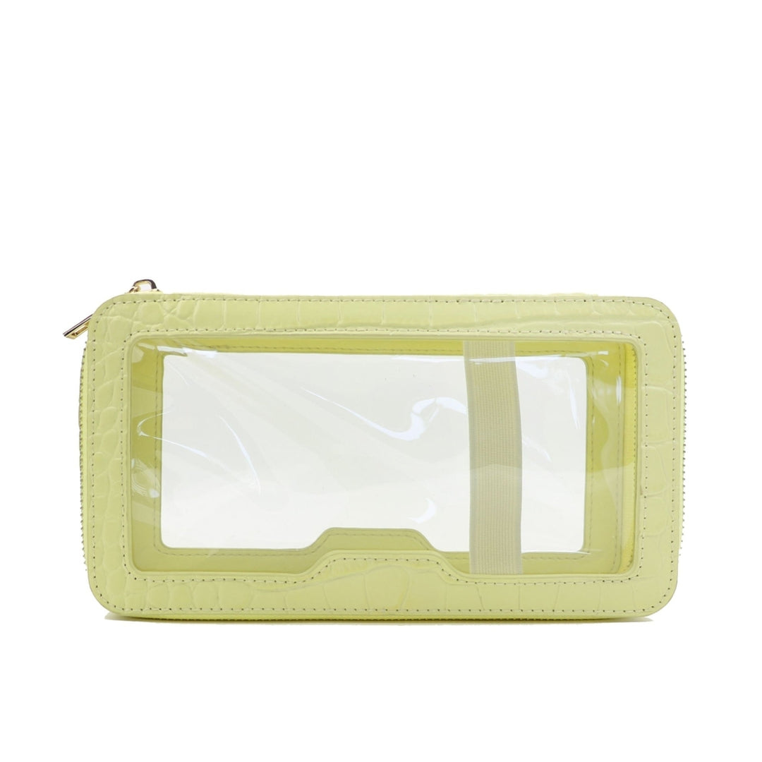 Genuine Leather Travel Cosmetic Bag Fashion Waterproof Toiletry Makeup Storage Clear Pvc Image 12