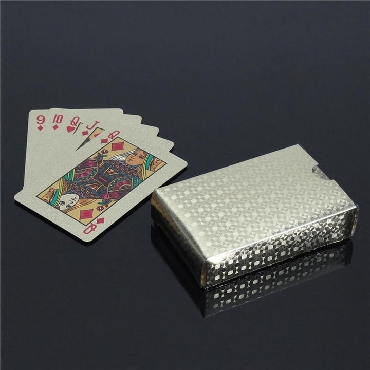 Gold Plated Poker Playing Cards With Wooden Box For Party Casino Christmas,DTTT Image 8