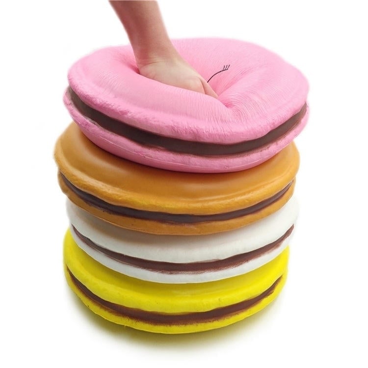 Giant Squishy Macaron Smore Sandwich Biscuit 24CM Cake Jumbo Gift Decor Collection,DTTT Image 4