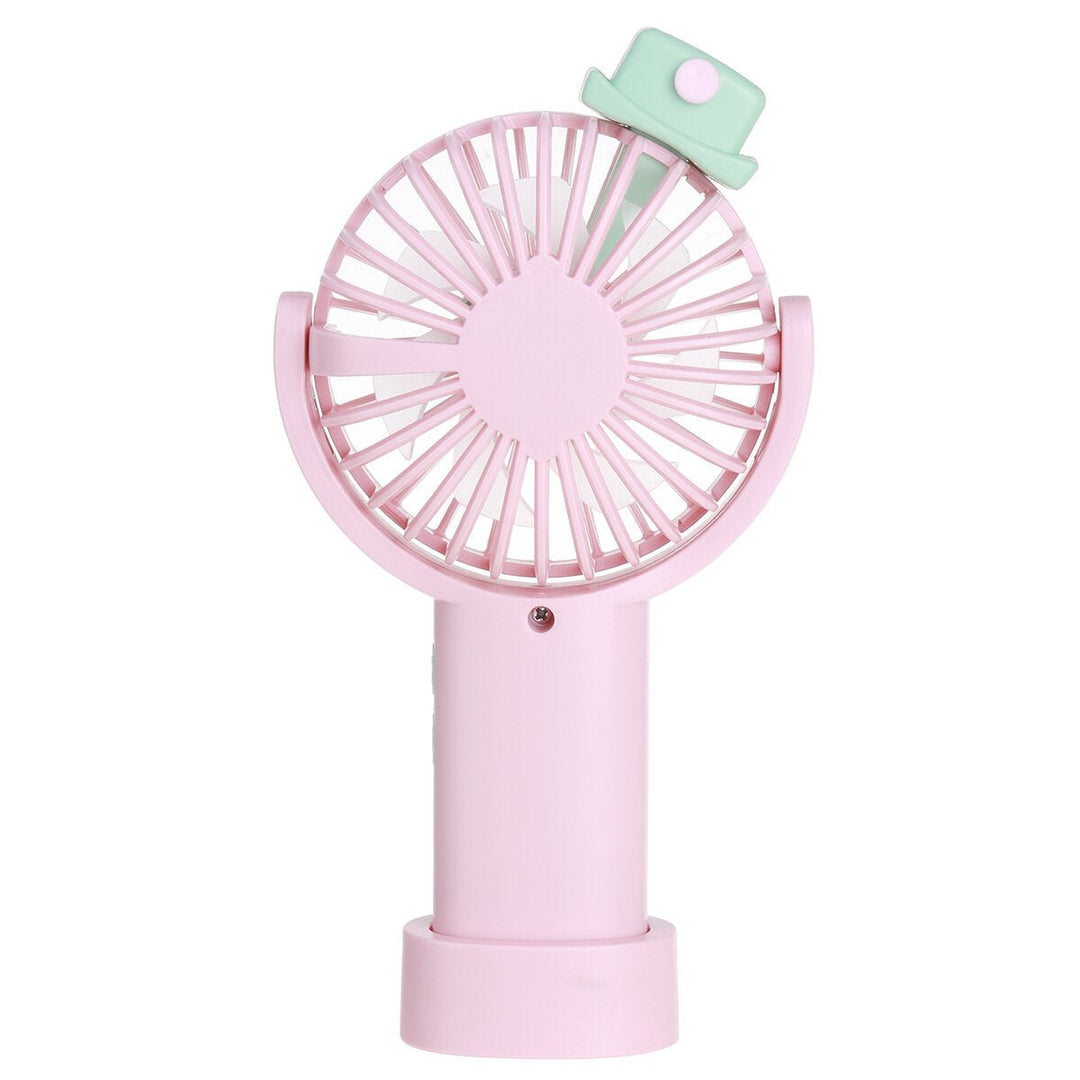 Handheld Spray Mini Fan 3-speed Adjustment USB Charging Lightweight Portable Outdoor Home Fan Image 5