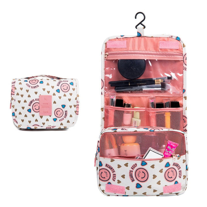 fine Women Makeup Bags travel cosmetic bag Toiletries Organizer Waterproof Storage Neceser Hanging Bathroom Wash Bag Image 3