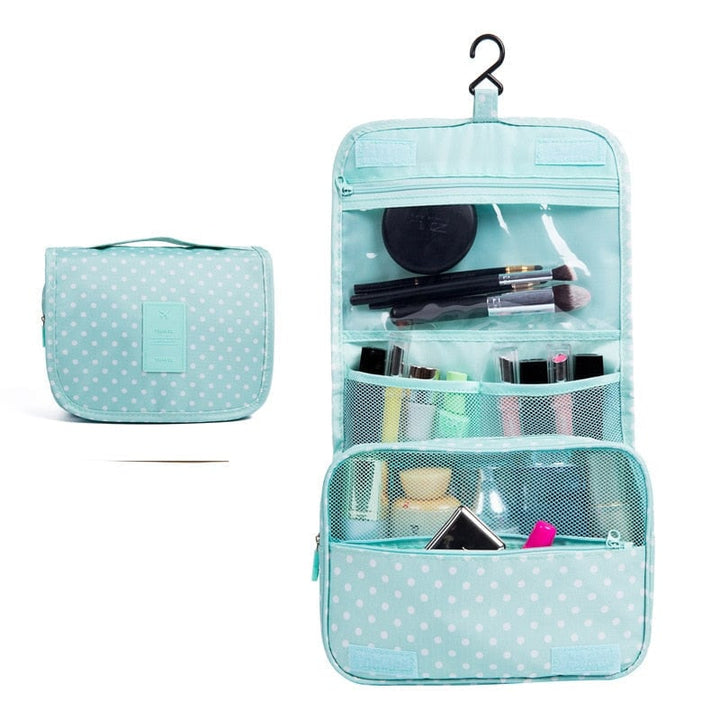 fine Women Makeup Bags travel cosmetic bag Toiletries Organizer Waterproof Storage Neceser Hanging Bathroom Wash Bag Image 1