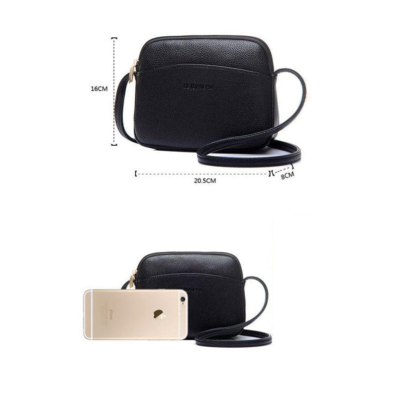 Hot Crossbody Bags For Women Casual Mini Candy Color Messenger Bag Pu Leather Image 4