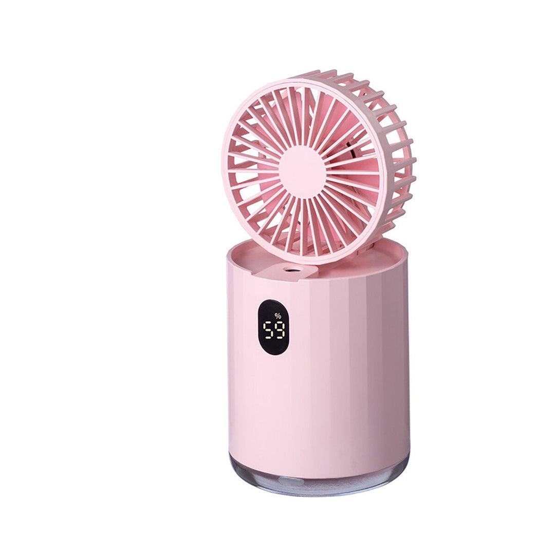 Humidification Mini Fan USB Charging Spray Water Fan Portable Mini Humidifier Fan For Home Office Image 8