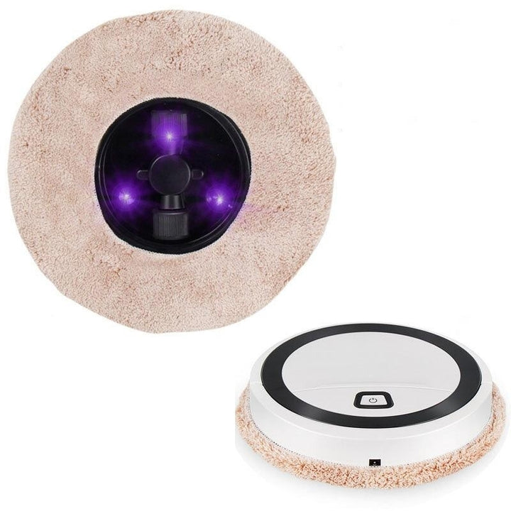 Lamp Intelligent Sterilization Mop Machine Mini Moping Robot Automatic USB Charging Sweeper Robot Cleaner UV Image 2