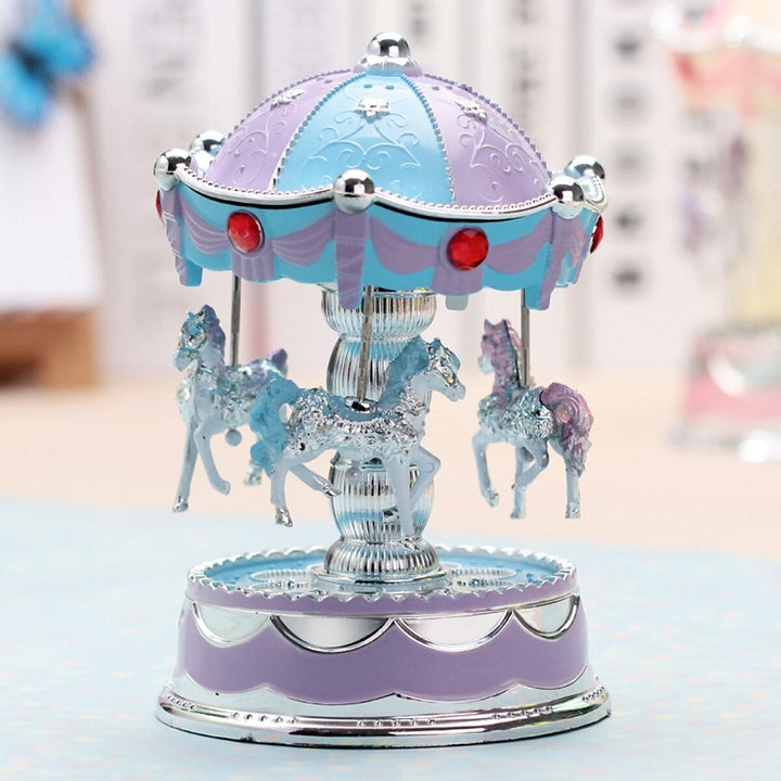 LED Light Music Box Romantic Gift Clockwork Music Box Image 3