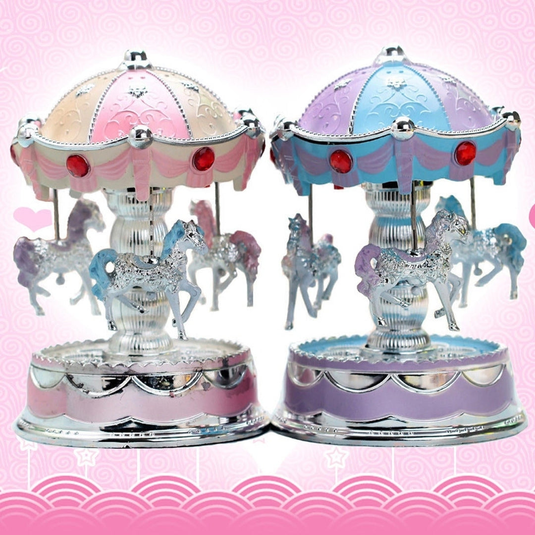 LED Light Music Box Romantic Gift Clockwork Music Box Image 7