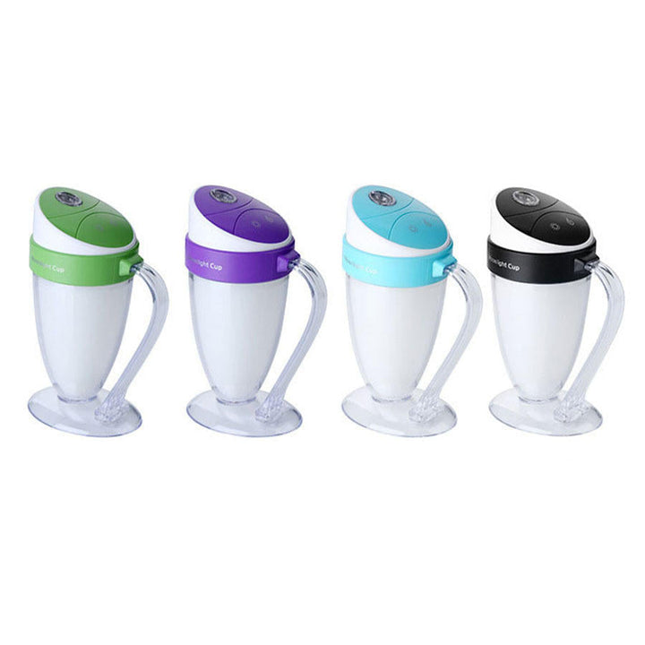 Luminous Cup Humidifier Drop Ultrasonic Cool Mist Humidifier Ultrasonic Cool Travel Humidifier Image 1